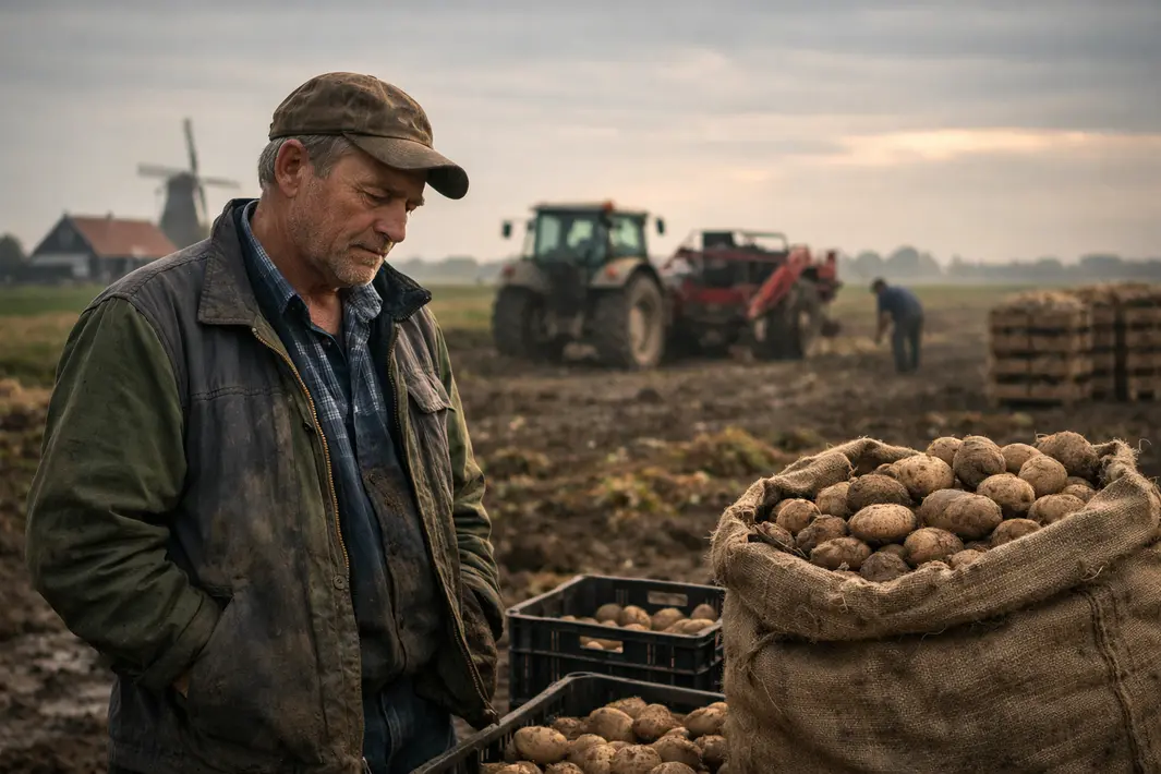 Aardappelboeren ervaren forse verliezen door dalende marktprijzen