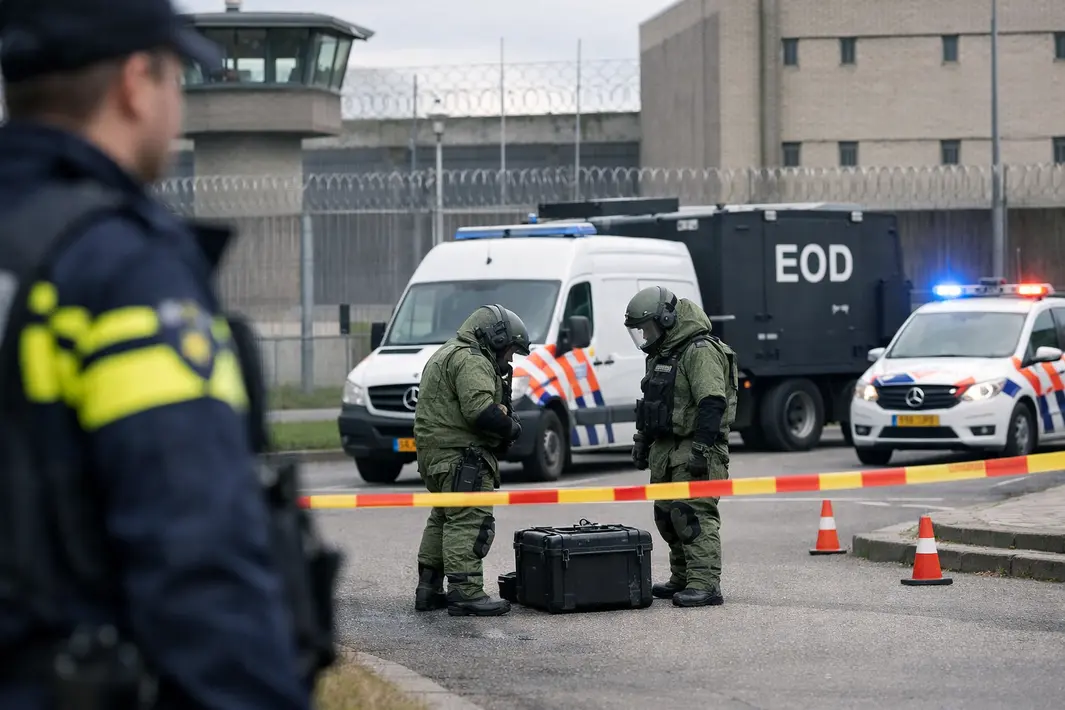 Verdacht object veiliggesteld bij gevangenis in Westzaan