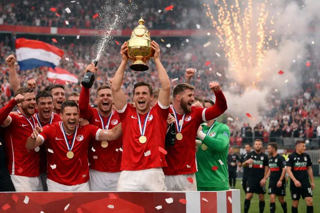 AZ viert grote bekerwinst na overtuigende finale tegen NEC