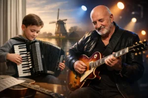 De muzikale start van Jan Akkerman: van accordeon naar wereldberoemde gitaar