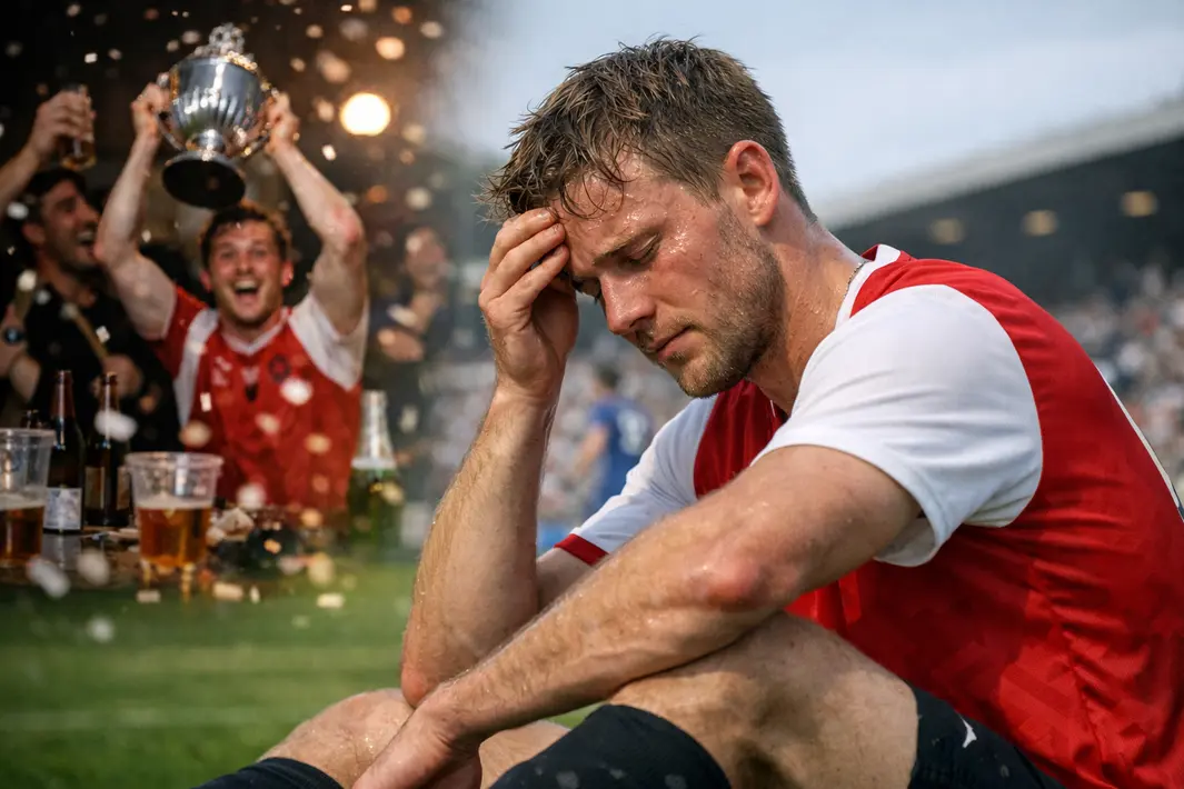 Elijah Dijkstra speelt volle wedstrijd ondanks intensief feestje na bekerwinst