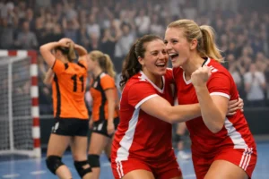 Handbalsters VZV bereiken halve finale na spannende overwinning op Volendam