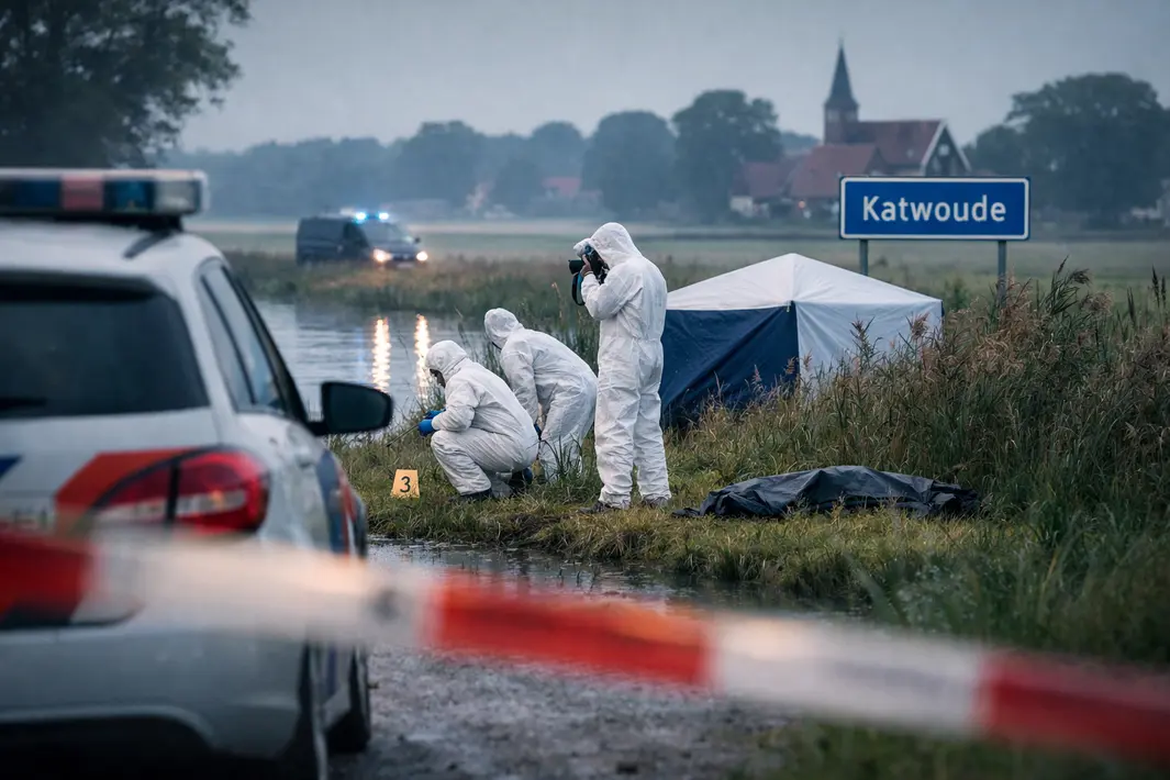 Onderzoek na vondst lichaam in Katwoude
