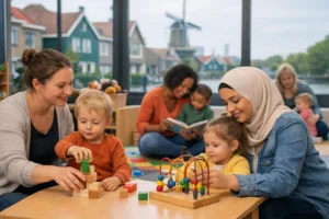 Ouder- en kindclubs in Zaandam-Oost dragen bij aan gelijke kansen voor jonge kinderen