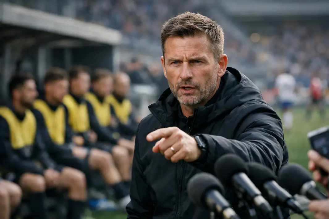 Trainer kiest voor volledig B-elftal in cruciale wedstrijd en reageert fel op vragen