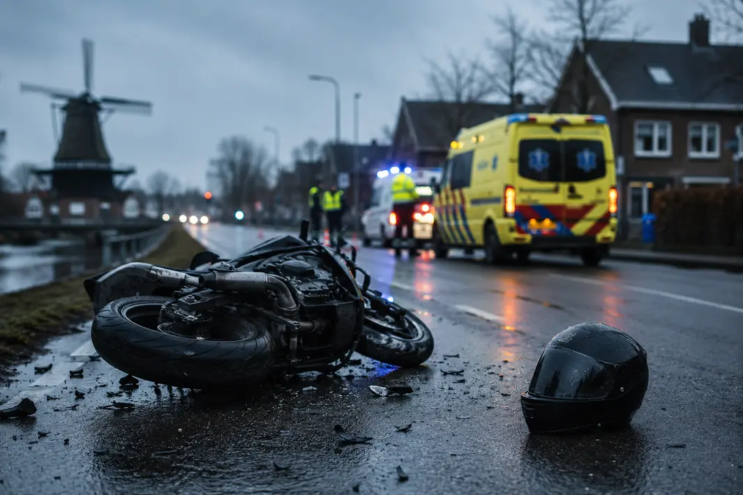 Motorrijdster komt om bij ernstig verkeersongeval in Wormerveer