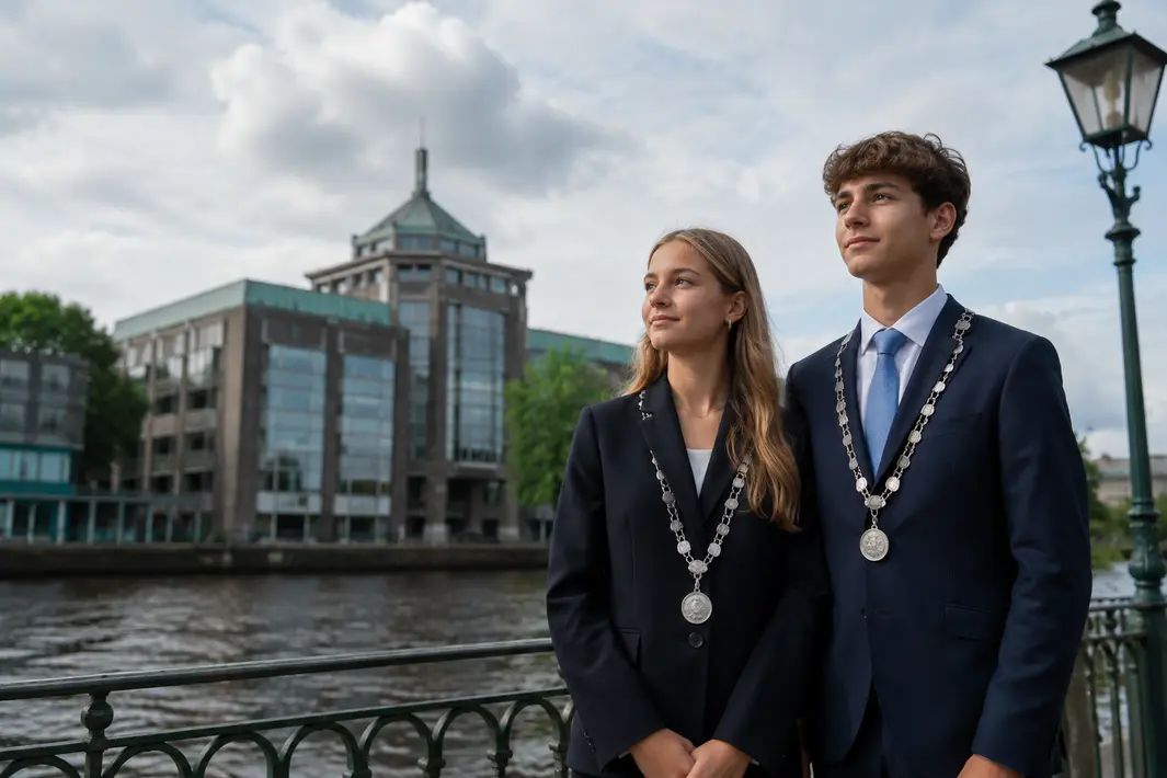 Twee scholieren nemen voor één dag het burgemeesterschap van Zaanstad over